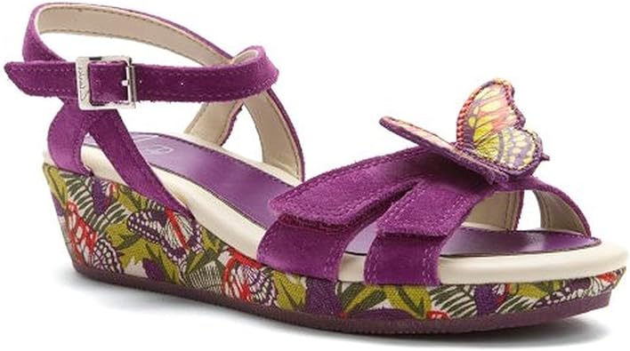 clarks sandals purple