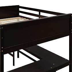 Harper & Bright Designs Full Size Loft Bed with