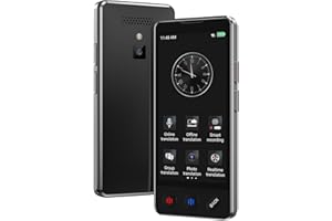 HASLED Language Translator Device No WiFi Needed, 2024 Upgraded High-end Business Translator, Ai Voice Instant Two-Way 138 Language Translator, 5" HD Offline/Recording/Photo Translation for Business (Black)