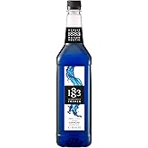 1883 Maison Routin Blue Curacao Syrup, Pet Bottle 1000 Milliliter