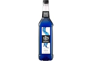 1883 Maison Routin Blue Curacao Syrup, Pet Bottle 1000 Milliliter