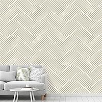 Wall Mural Geometric Pattern Removable Self-Adhesive Wallpaper Wall Decoration for Bedroom Living Room - 66x96 inches