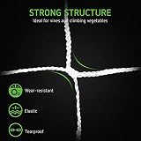 KAHEIGN Plant Trellis Netting 1.8m x 10m Nylon Garden Netting White 15cm Grid view 2