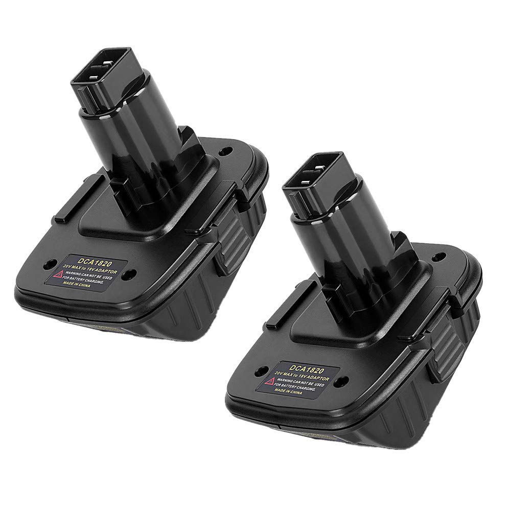 DCA1820 Battery Adapter for Dewalt 18V-20V Converter Compatible with DC9096 DC9098 DE9096 18 Volt Battery