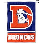 Denver Broncos Throwback Logo Double Sided Garden Flag
