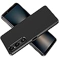 Suttkue for Sony Xperia 1 VII Case,high qualit,Scratch Resistant,Anti-Skid-TPU Rubber Soft Skin Silicone Protective Case Cover-Black
