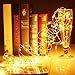 HaMi 33ft 100 LED Christmas Lights with Remote Control,Copper Wire Starry String Lights with UL Certified for Decorative Holiday Patio Garden - Warm White