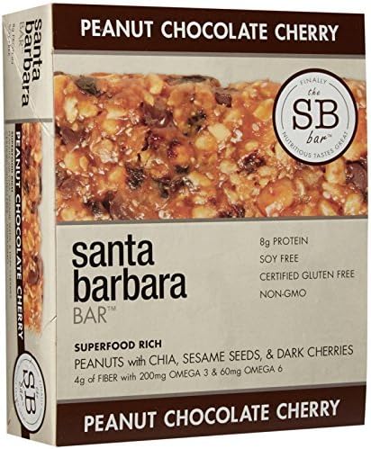 Santa Barbara Bar Peanut Chocolate Cherry - 1.58 oz - 12 Pack