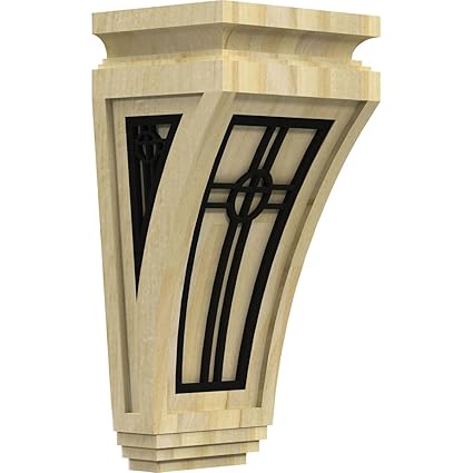 Ekena Millwork Cor06x04x12arosblrw Arts And Crafts Corbel With