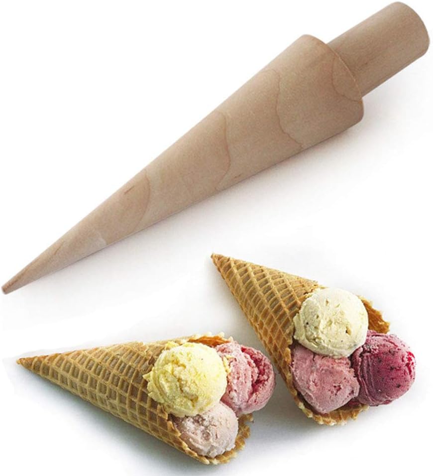 Ice Cream Cones Mold, Multifunctional Wooden IceCream Cone