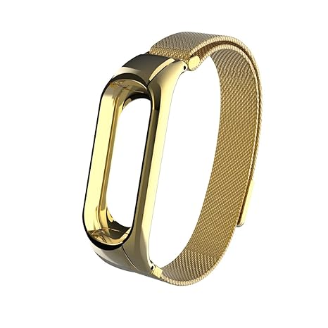 OLLIVAN®Xiaomi Mi Band2 Ersatz Leder Metall Handgelenk Armband Bracelet für Xiaomi Mi Band2