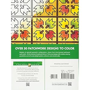 Creative Haven Patchwork Quilt Designs Coloring Book (Adult Coloring)