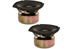 Goldwood Sound, Inc. Stage Subwoofer, Shielded 5.25" Woofers 130 Watt Each 4ohm Replacement 2 Speaker Set (GW-205/4S-2)