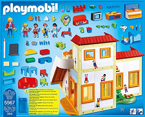PLAYMOBIL City Life 5567 Kita Sunshine mit beschriftbarer Tafel und Uhr mit verstellbaren Zeigern, ab 4 Jahren [Exklusiv… – Bild 4