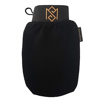 viscose exfoliating mitt