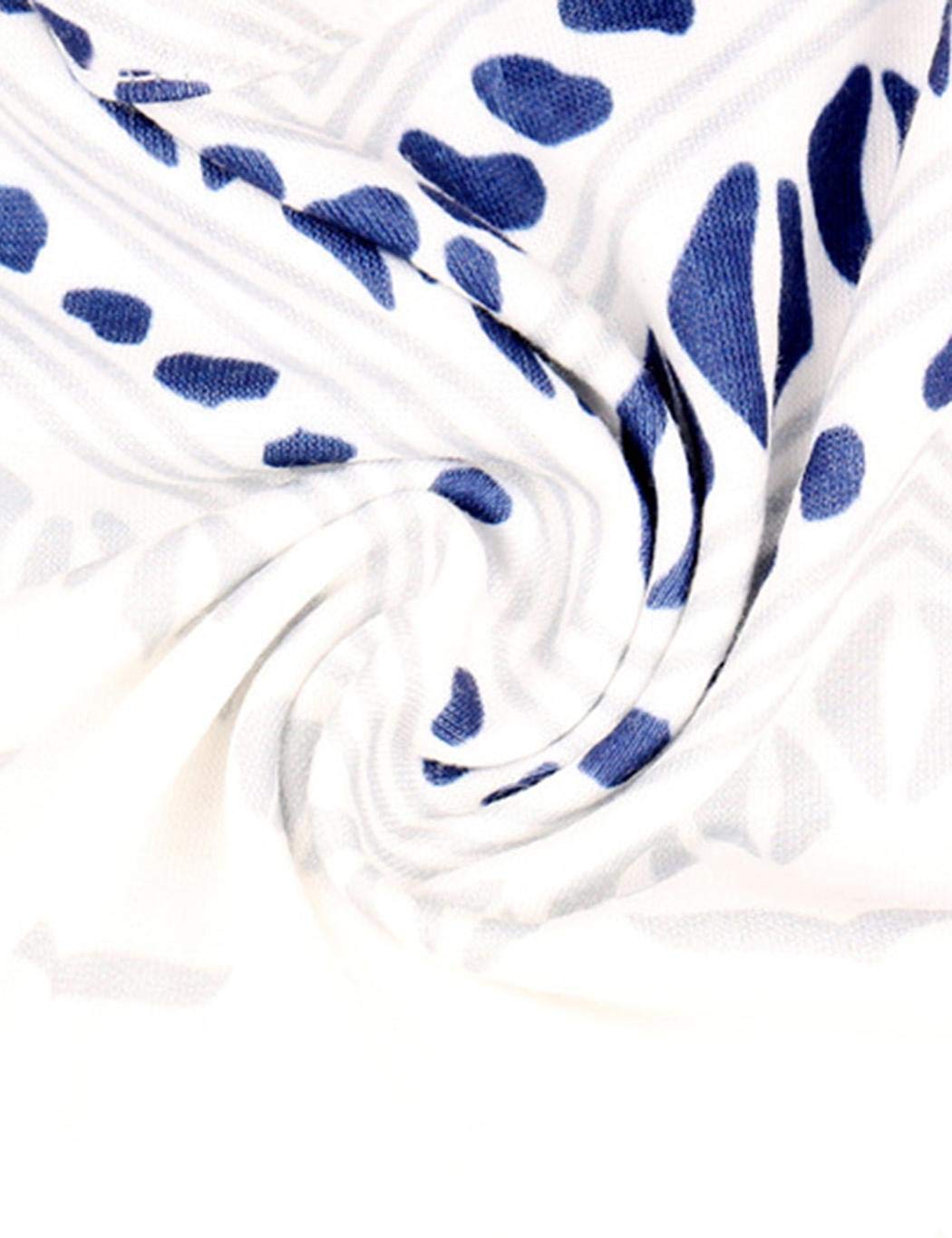 yiyioi Tutina Slim Casual Estiva da Donna con Stampa Senza Maniche e Cinturino da Spaghetti Monopezzi e Tutine