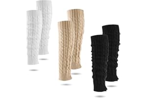 Classic Women Leg Warmer Winter Knit Lady Leg Warmers Girls Twist Knitted Long Socks