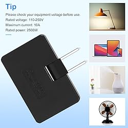 Romeda 3 Pack AC Flat Wall Outlet Extender Flat