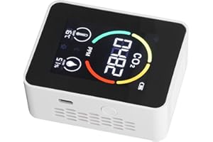 Acouto CO2 Detector with Realtime Display and Semiconductor Technology for Accurate Quality Monitoring in Diverse Settings (W