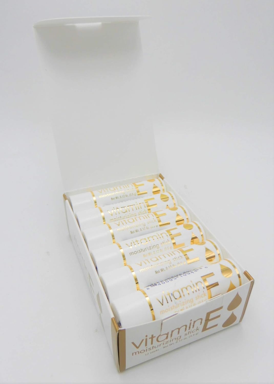 Vitamin E MOISTURIZING Stick 12 Sticks 0.12OZ Each Stick Pack of 1 Health