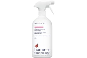 ATTITUDE Disinfectant Spray, All Purpose Cleaner with 99.99% Germ & Virus Elimination, Vegan & Plant-Based, Multi-Surface, Ma