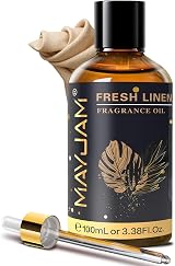 MAYJAM Fragrance Oil 100ML Fresh Linen Aromatherapy Diffuser Oil with Dropper
