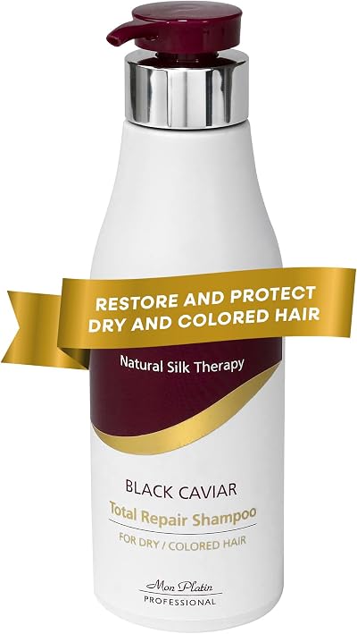 Mon Platin Total Repair Shampoo Dry Damaged Hair Paraben Free Color Safe 500ml