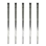 LANHUTHS Metal chopsticks Reusable Gift Set