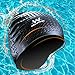 WELKOOM Swim Cap for Women, Silicone Resilient Waterproof Solid Swimming Cap, Anti-Slip Interior, Suitable for Long or Short Hair Adult, Female, Male, Comfortable Fit