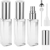 LOPHE 10ml Perfume Atomiser Kit 3pcs Clear Glass Spray Bottles Fine Mist view 9