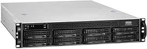 TERRAMASTER U8-111 10GbE NAS Rackmount 2U 8-Bay Network Storage Server Apollo Quad-core CPU with Hardware Encryption (Diskless)