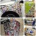 Teenitor 150pcs High Quality Car Motorcycle Bicycle Skateboard Laptop Luggage Vinyl Sticker Graffiti Laptop Luggage Decals Bumper Stickers, 150 Pieces