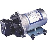 Shurflo 2088-343-135 Automatic-Demand Diaphragm Pump, 12VDC, 45 PSI Demand Switch, 3.0 GPM With Viton Valves, Santoprene Diaphragm, Self-Priming, 10 AMPS (Max), 1/2"-14 NPSM Port