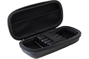 Emperoch Hard Shell Dart Case, Black EVA Hard Case Compatible with 3 Darts and Accessories, Portable Darts Carrying Case with