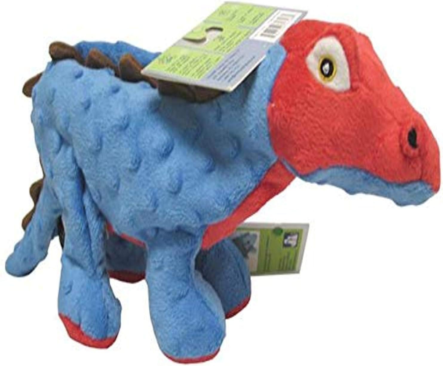 goDog Spike Dino with Chew Guard Technology, Blue Amazon.de Haustier
