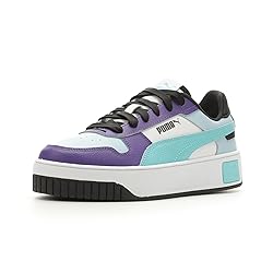 PUMA Carina Street Sneaker, Silver Sky-Team Aqua