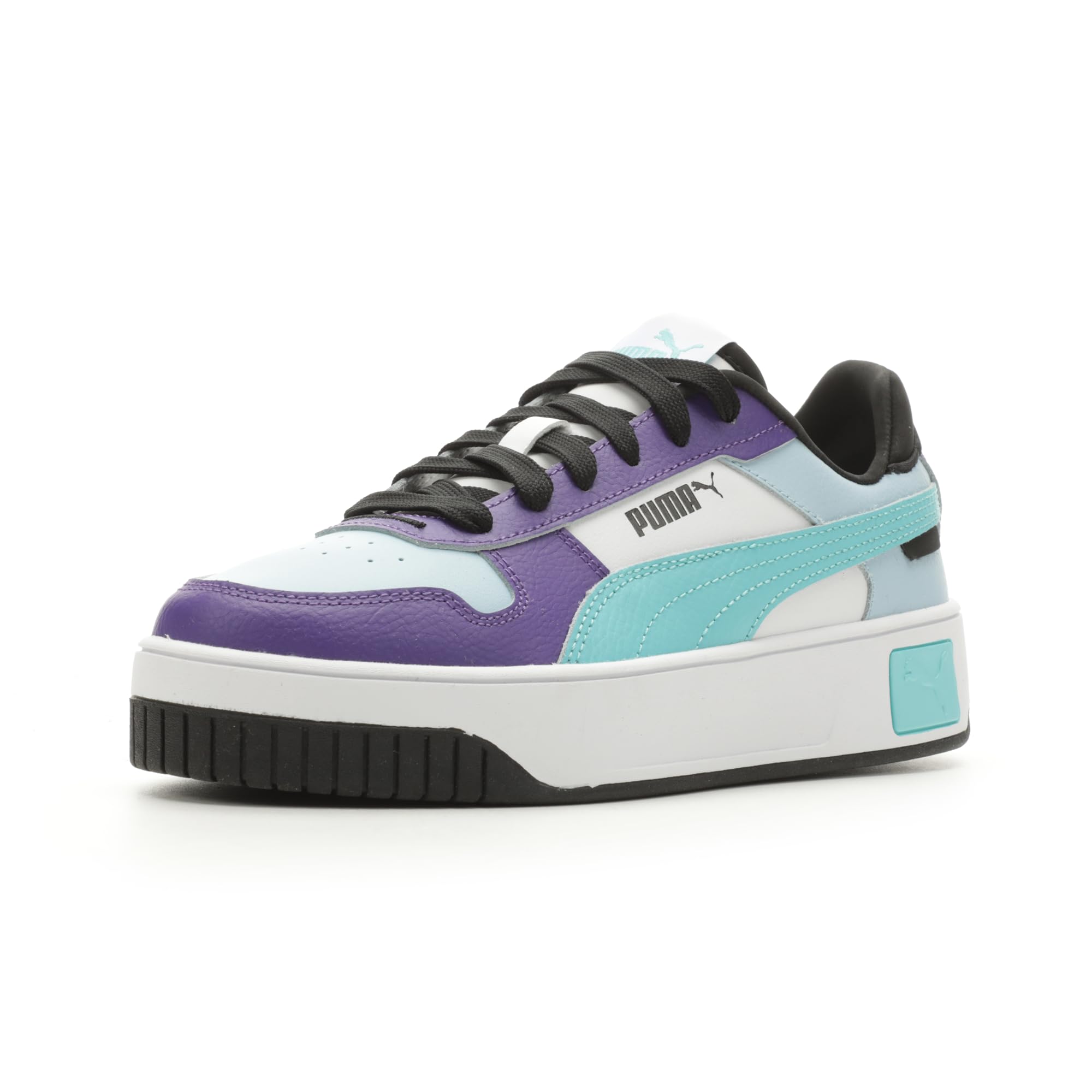 PUMA Carina Street Sneaker, Silver Sky-Team Aqua