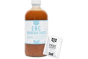Lillie's Q - ENC Barbeque Sauce, Gourmet BBQ Sauce, Spicy Vinegar BBQ, Premium Ingredients, Made with Gluten-Free Ingredients (13.6 oz)