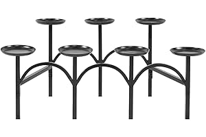 Minuteman International Nordic Wrought Iron Hearth Fireplace Candelabra