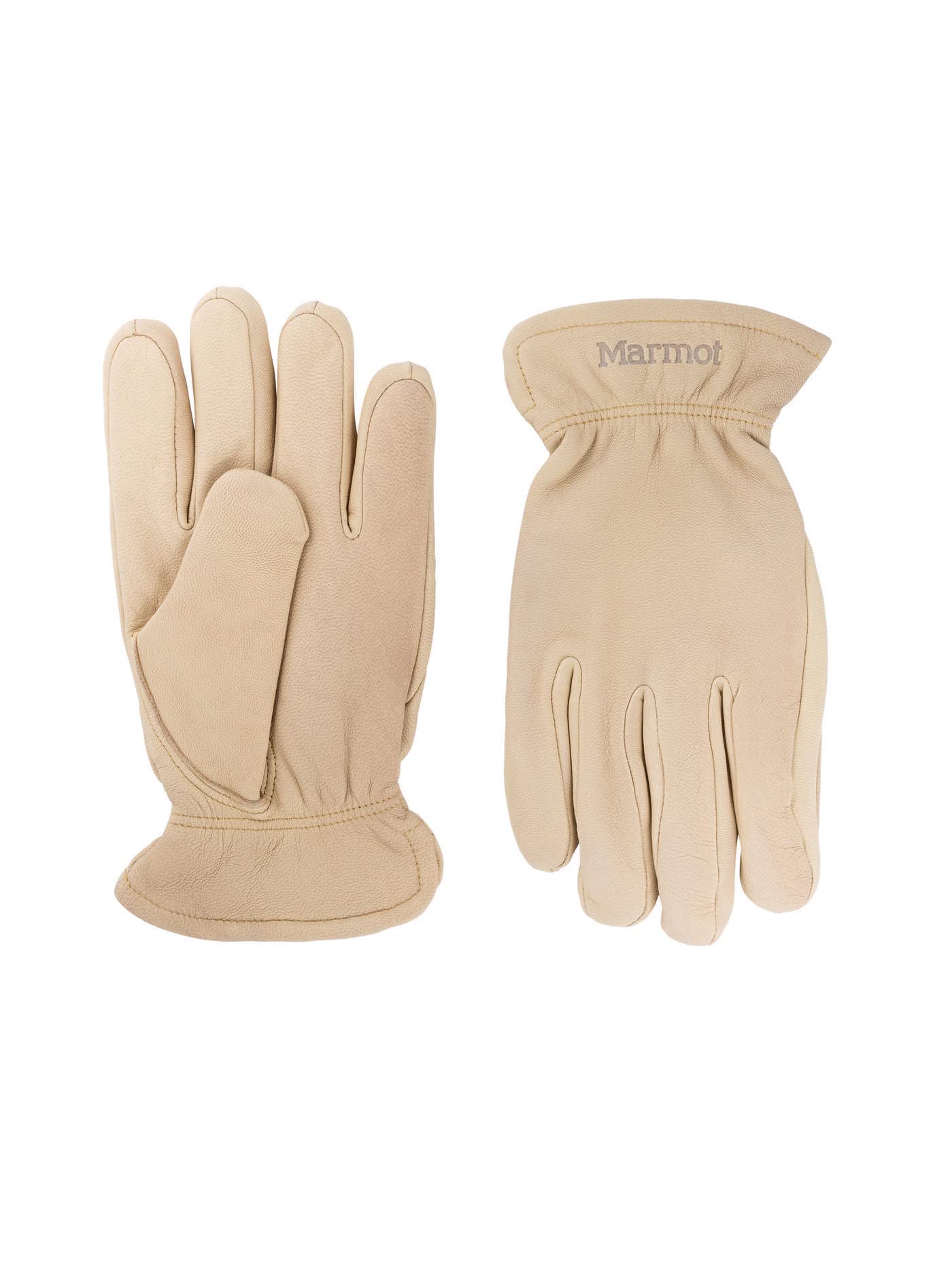 Marmot Men Basic Work Glove, lined leather gloves, robust work gloves, with quick-drying inner lining