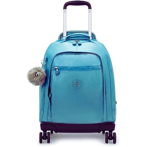 Amazon.com | Kipling NEW ZEA Large wheeled backpack, Marine Navy