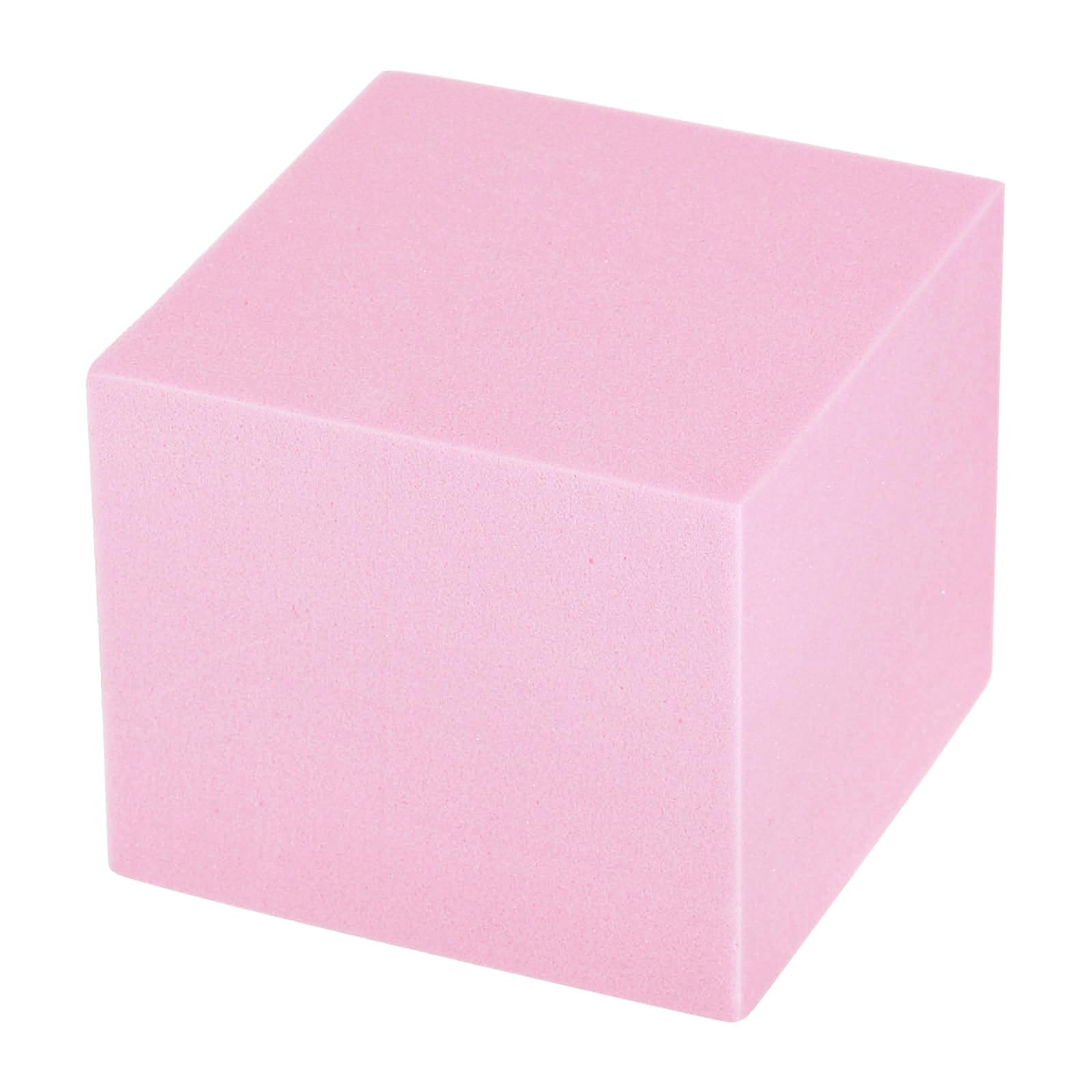YOKIVE Photography Background Props Set, Hard Foam Photo Props | Geometric Cube for Photo Shoot (Pink, Square)