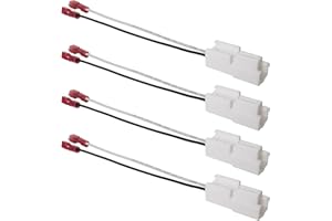 Fiegromech Car JBL Speaker Wiring Harness Adapter Compatible with Toyota Highlander Hybrid RAV4 Pruis Tacoma Avalon,Vehicle Dash Tweeter Speaker Harness Connector 4PCS