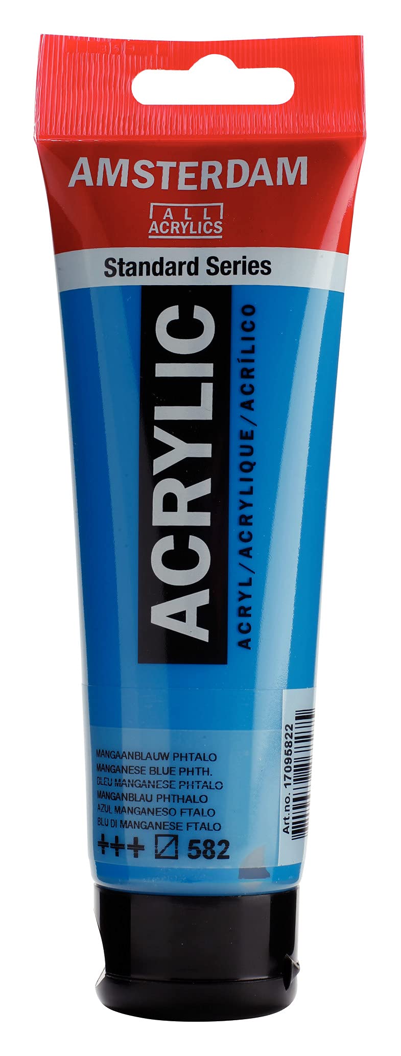 Amsterdam Standard Series Acrylic Tube 120 ml Manganese Blue Phthalo 582 (17095822) — image 1