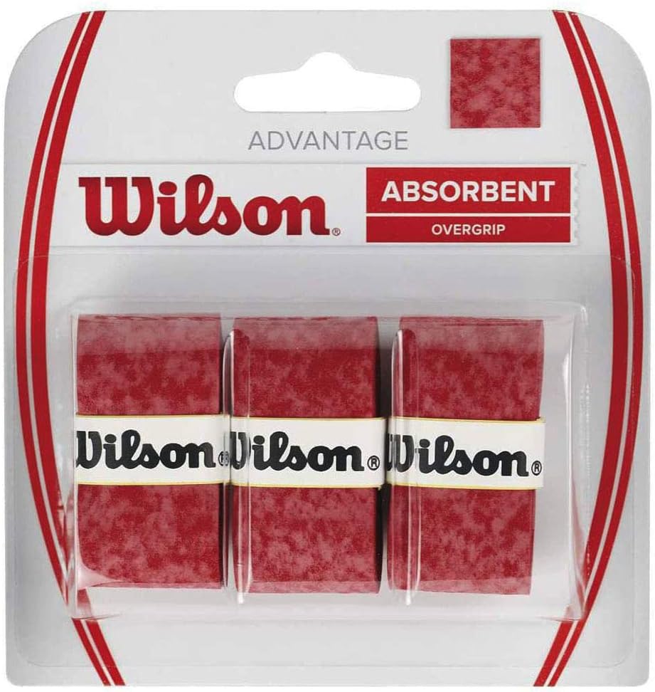 Wilson Advantage Tennis Racquet Over Grip (Pack of 3), Black : Tennis Racket Grips : Sports & Outdoors