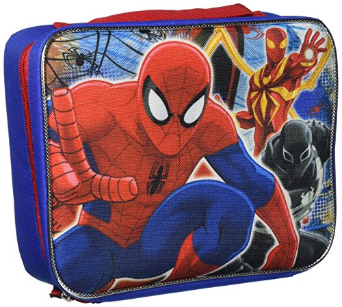 Spiderman SPCORC6ZA Rectangular Lunch Bag, Blue Spiderman SPCORC6ZA Rectangular Lunch Bag, Blue