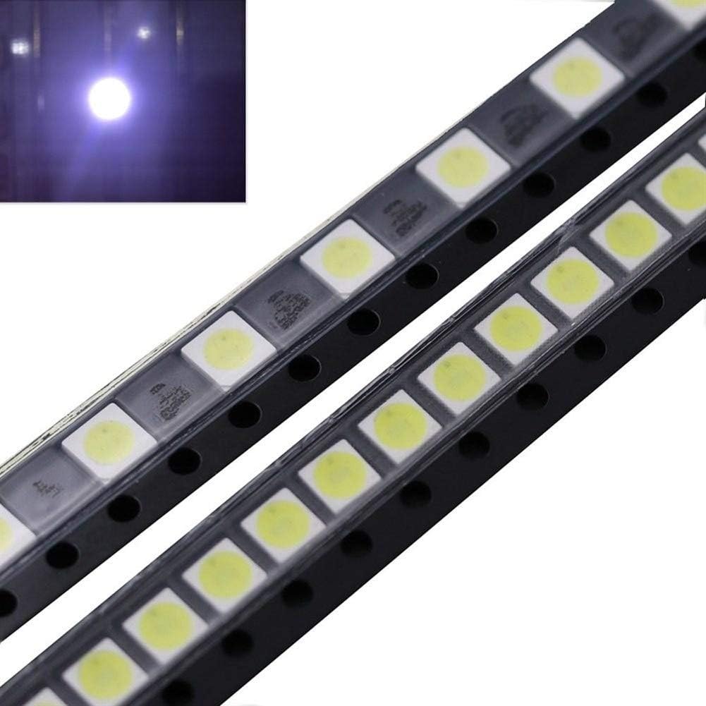 LED Strip Kit 50 PCS 2W 6V 3535 Cool White LED Light Beads for LG TV Backlight Repair Application for LED Strip Lights and Other Low Voltage Devices