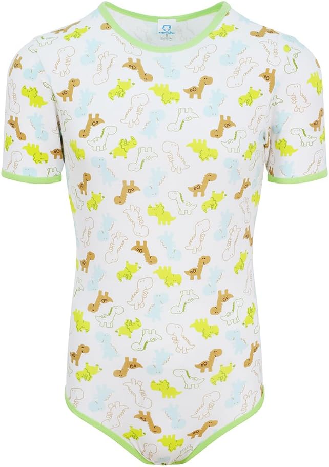 NappiesRUs Dino Rawrs Bodysuit Onesie ABDL Adult Baby Diaper Lover