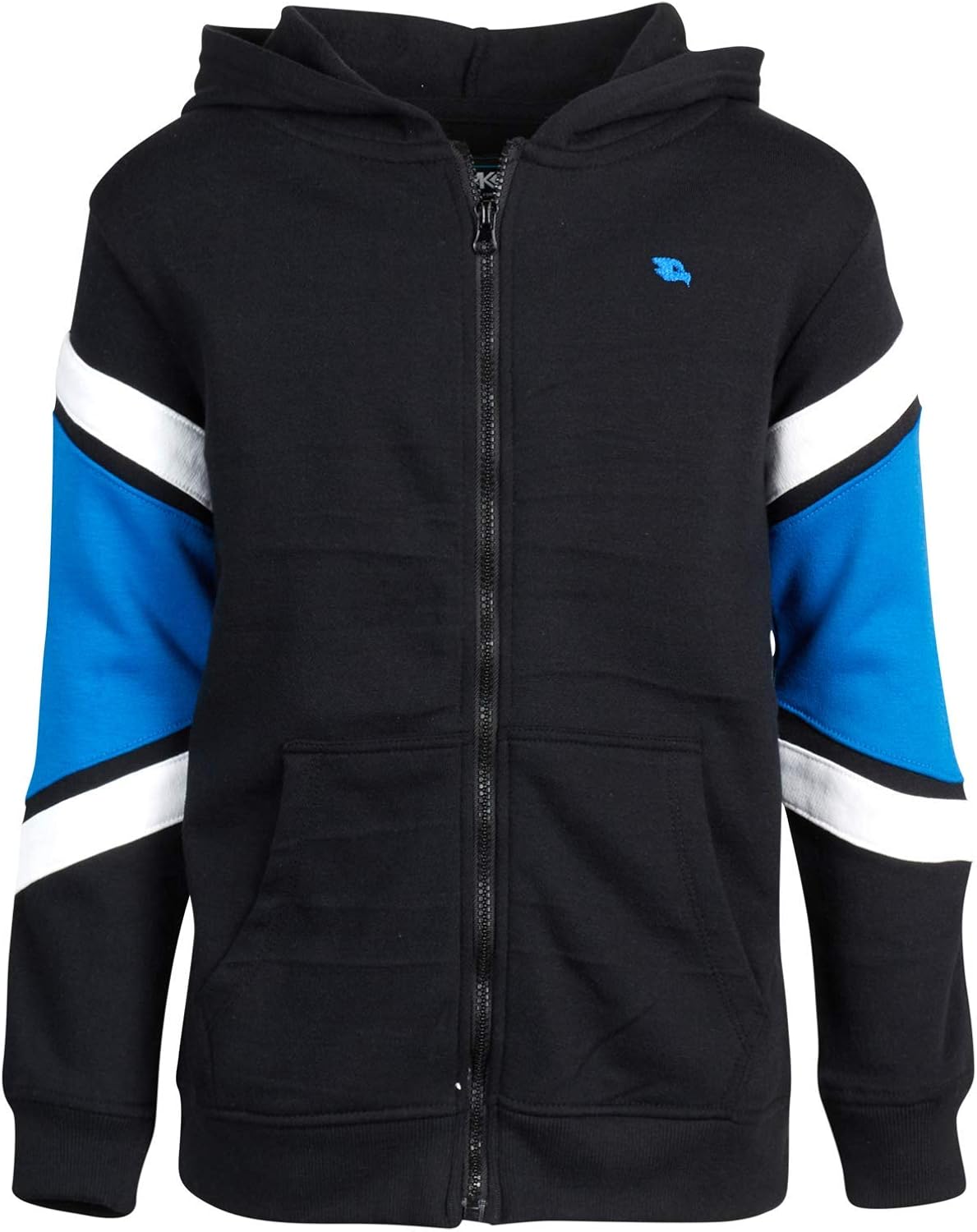 TONY HAWK Boys' Full Zip Hooded Sweatshirt with Split Pockets and Logo Crest: Clothing