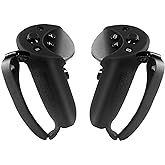 Silicone Grip Cover for Meta Quest Pro, Protector Cover Compatible with Meta Quest Pro Accessories Touch Controller Grips with Knuckle Straps (Black)